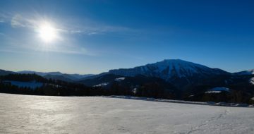 Yoga in the snow